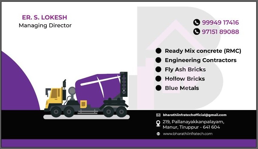 Contact Bharathi Infratech